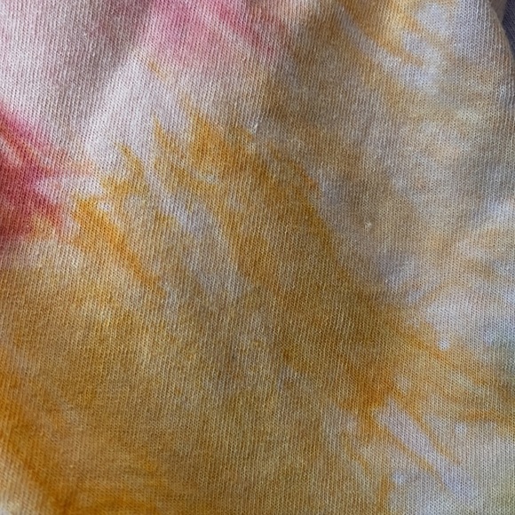 Hand tie dyed long sleeve tee - Picture 7 of 7